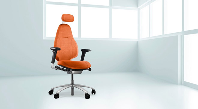 RH Mereo 220 chair in orange