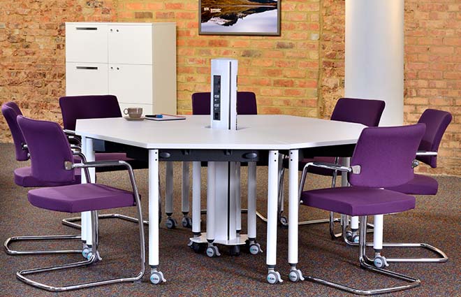 Panache purple meeting chairs