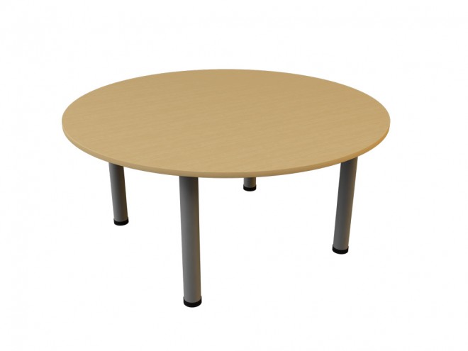 As shown Circular meeting  table 1600mm wide x 740mm tall