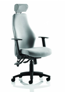 JBL Flex High Back Chair Synchro Action/Seat Slide + Height Adjustable & Fold Down Arms + Lumbar + Headrest
